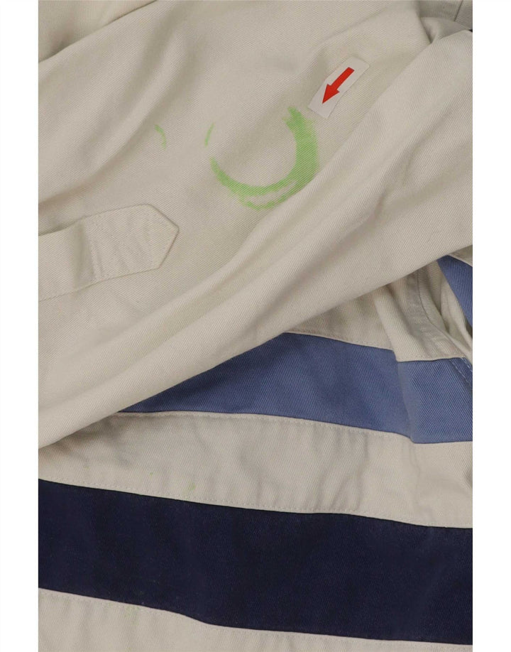 Crew Clothing Cămașă pulover pentru bărbați Bumbac cu dungi albe medii