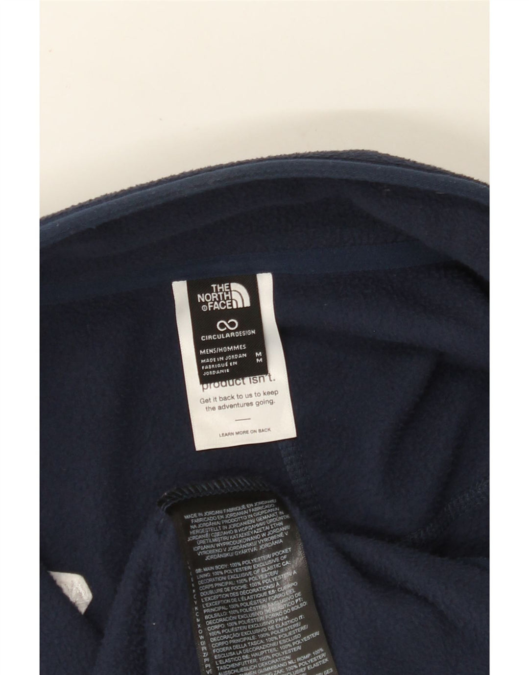 Jachetă polar pentru bărbați THE NORTH FACE UK 38 Medium Bleumarin Poliester