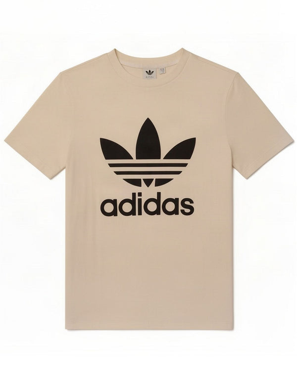 Tricou cu grafic supradimensionat pentru femei Adidas UK 6 XS Bumbac alb