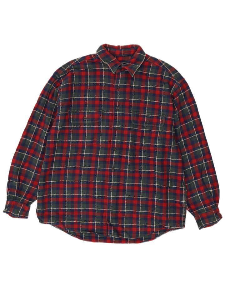 Cămașă de flanel pentru bărbați EDDIE BAUER, bumbac cu carouri multicolore