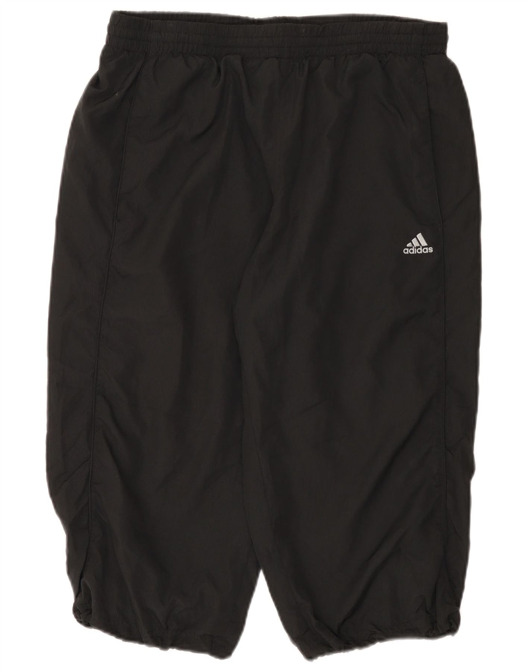 Pantaloni de trening Adidas Clima 365 Capri pentru bărbați, poliester mediu negru