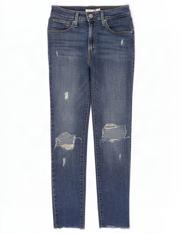 Blugi skinny distressed 721 Levi's pentru femei L27 L26 Bumbac albastru