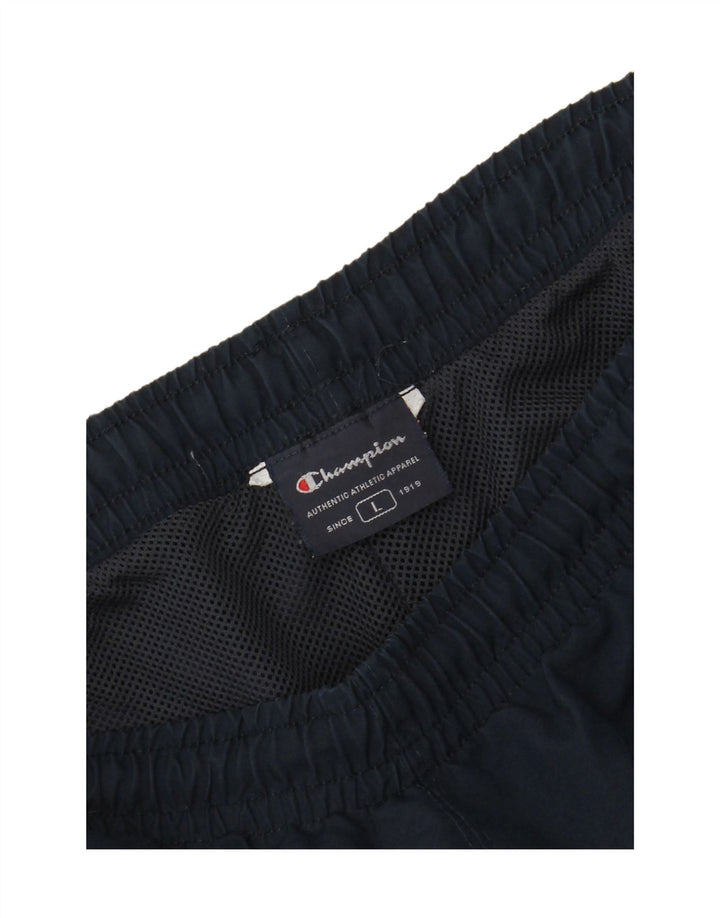 CHAMPION Mens Tracksuit Trousers Large  Navy Blue Vintage Champion and Second-Hand Champion from Messina Hembry 