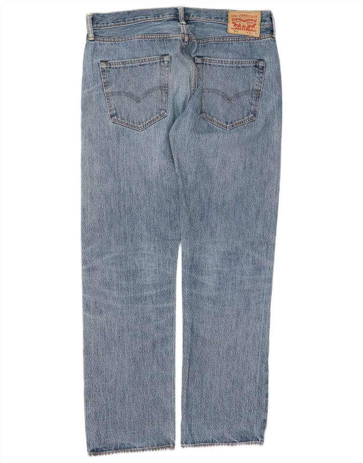 Blugi drepti pentru bărbați Levi's 501 W36 L32 Bumbac albastru