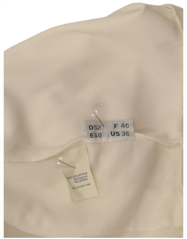 Sergio Tacchini Pantaloni scurți sport grafic pentru bărbați EU 48 Poliester alb mediu