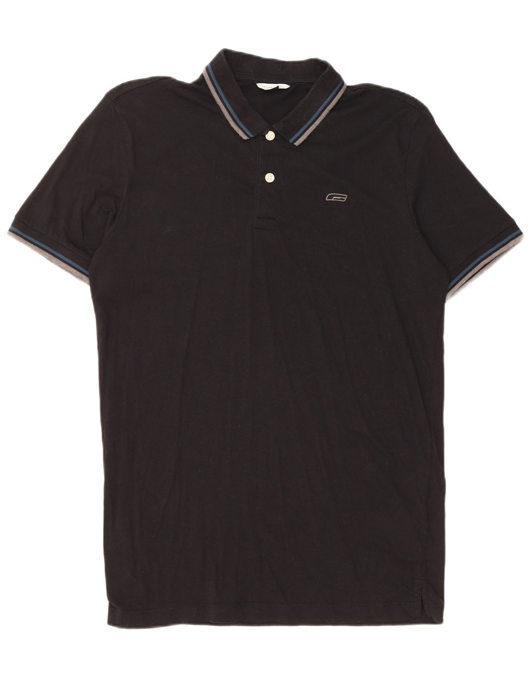 Cămașă polo pentru bărbați JACK & JONES, bumbac negru mare