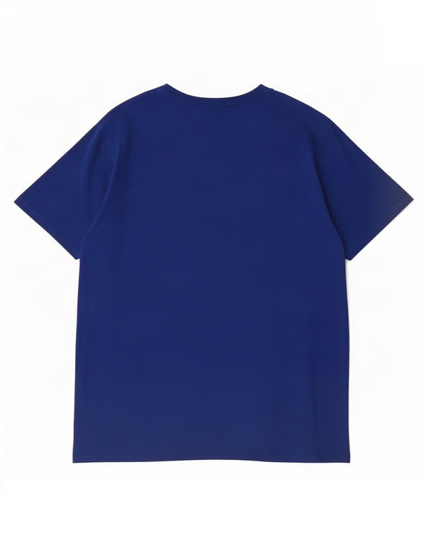 Tricou grafic pentru bărbați Adidas Top mare din bumbac bleumarin