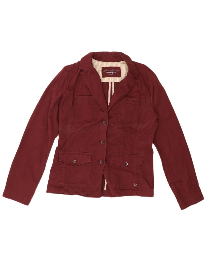 EDDIE BAUER Jachetă pentru femei cu 3 nasturi, bumbac maro mediu US 8