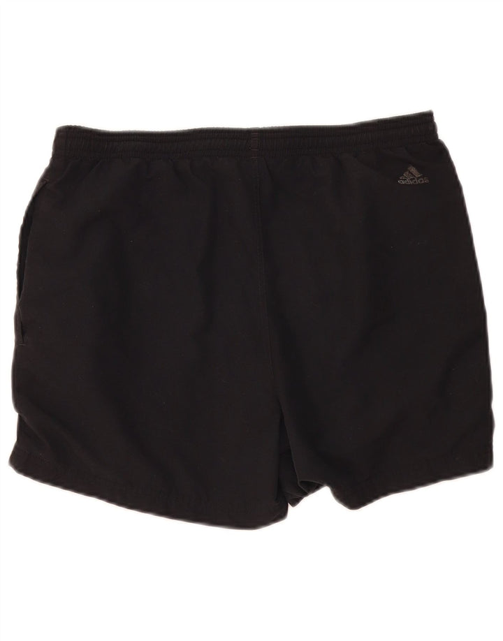 Pantaloni scurți de înot adidas băieți 13-14 ani poliester negru