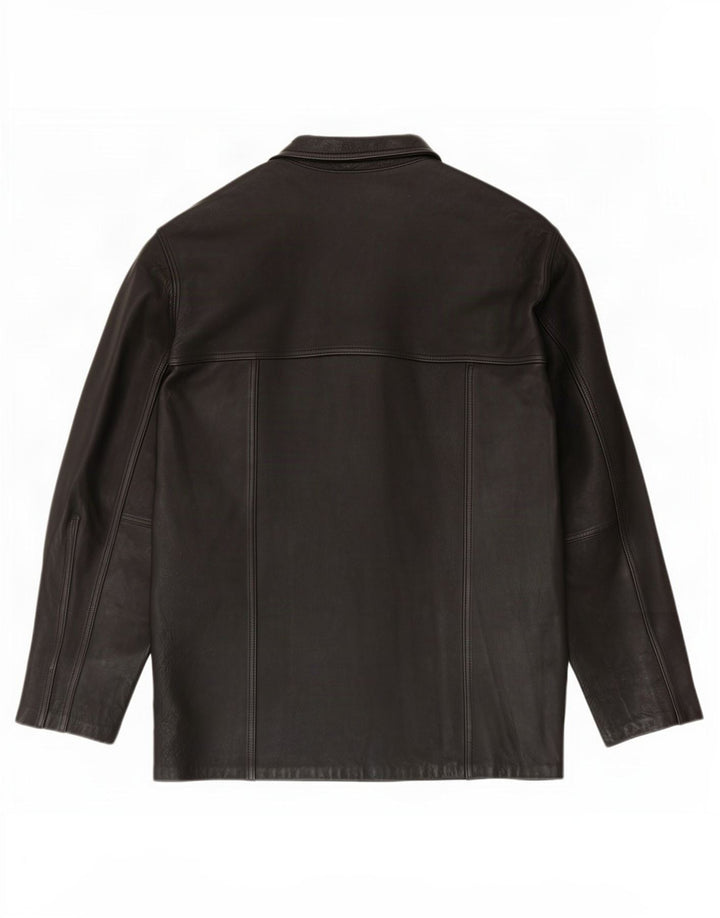 Cuero Legitimo Jachetă de piele pentru bărbați UK 40 Large Black