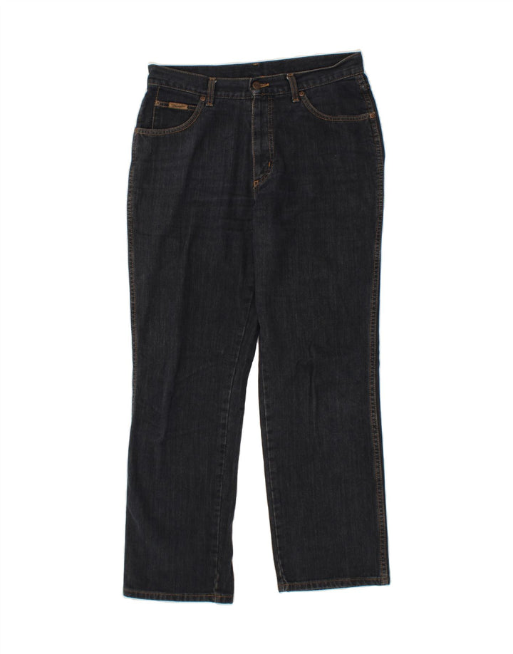 Blugi drepți pentru bărbați WRANGLER W32 L30 bumbac bleumarin