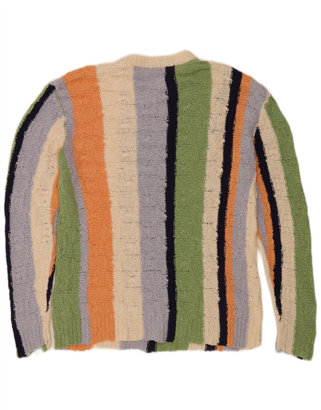 Pulover pentru bărbați Zara, cu decolteu rotund, din bumbac color block, multicolor mediu