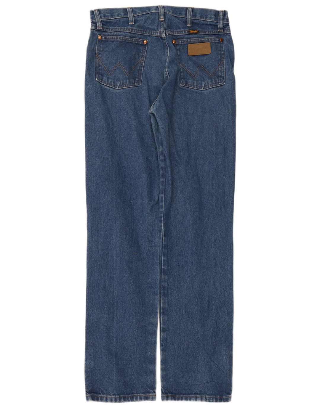 Blugi drepti pentru bărbați Wrangler W32 L34 Bumbac albastru
