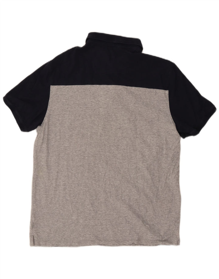 Cămașă polo CALVIN KLEIN pentru bărbați, mare, gri Colorblock