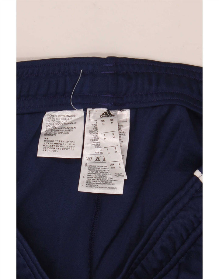 Pantaloni de trening Adidas pentru bărbați, poliester mediu albastru bleumarin