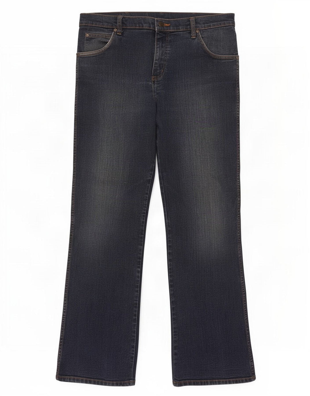 Blugi pentru bărbați Bootcut Wrangler W34 L32 bumbac bleumarin