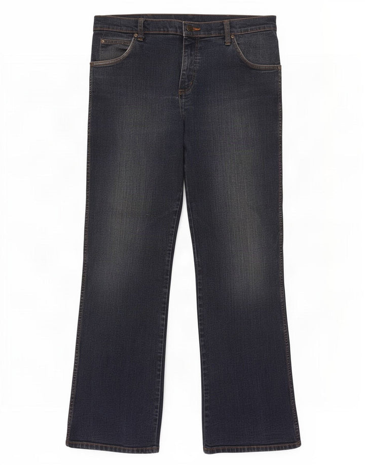 Blugi pentru bărbați Bootcut Wrangler W34 L32 bumbac bleumarin