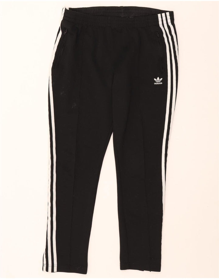 Pantaloni de trening ADIDAS pentru bărbați UK 14, mari, negru, poliester