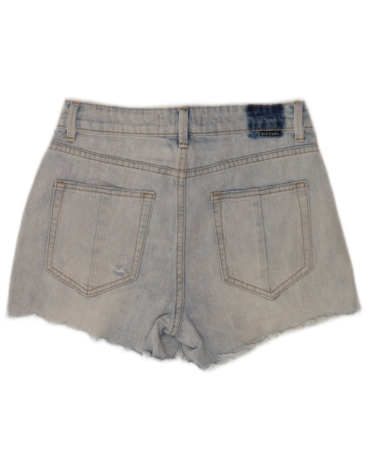 Pantaloni scurți din denim distressed pentru femei Rip Curl W24 XS Bumbac albastru