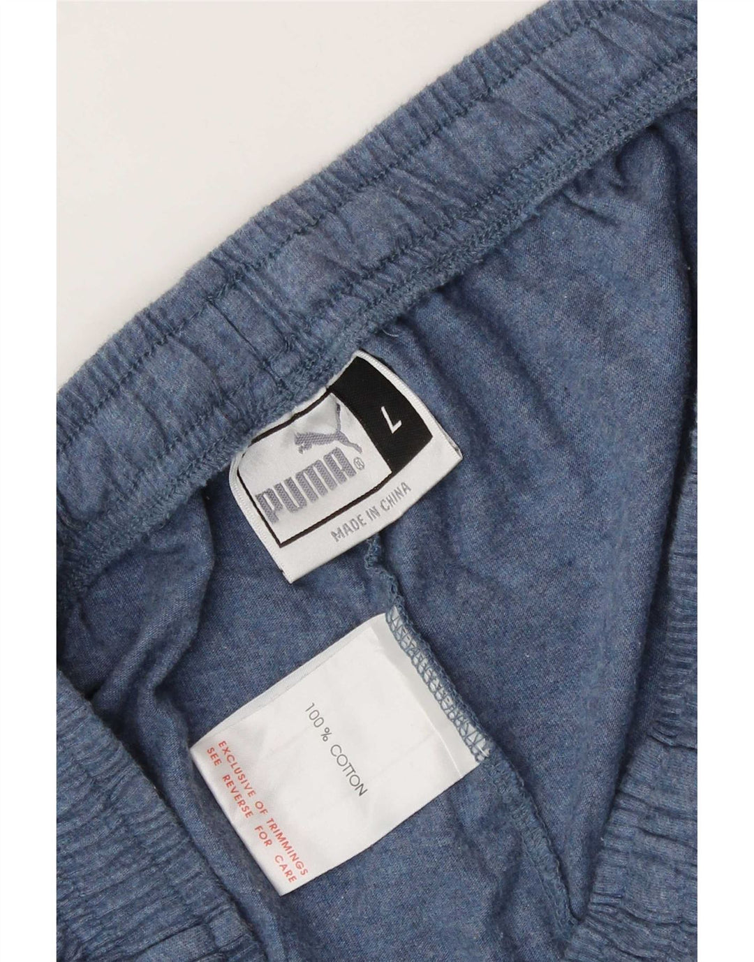 Pantaloni scurți sport pentru bărbați Puma, mari, albastru, bumbac cu pete