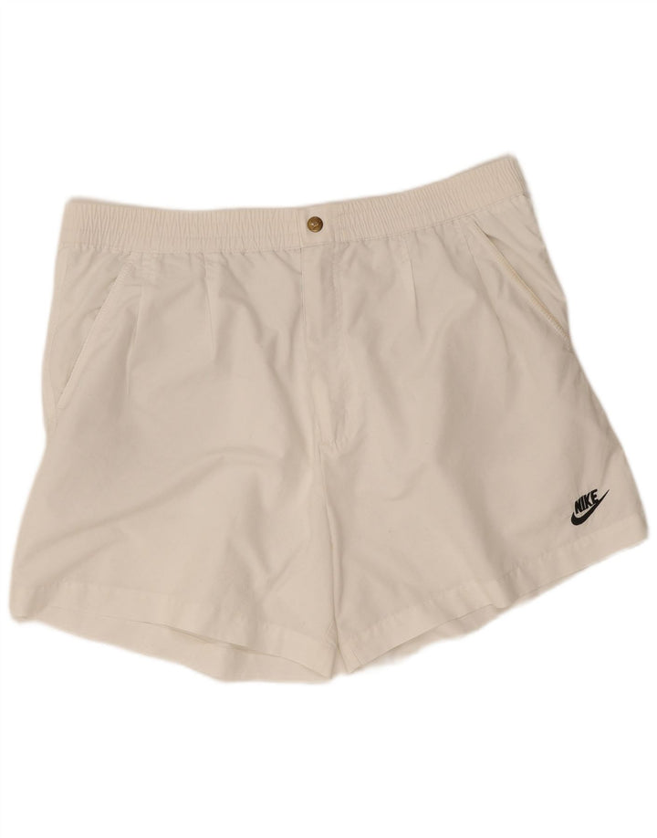 Pantaloni scurți sport pentru bărbați Nike XL, alb