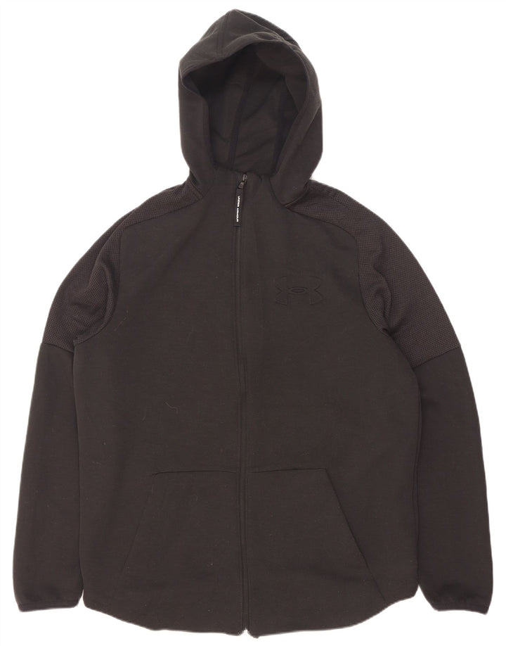 Pulover Under Armour pentru bărbați, cu fermoar, mare, negru