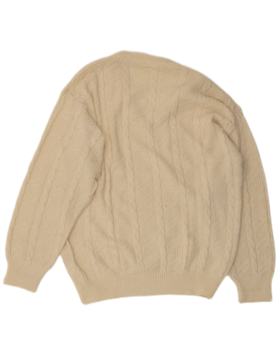 Pulover VINTAGE pentru bărbați cu decolteu în V IT 54 XL bej