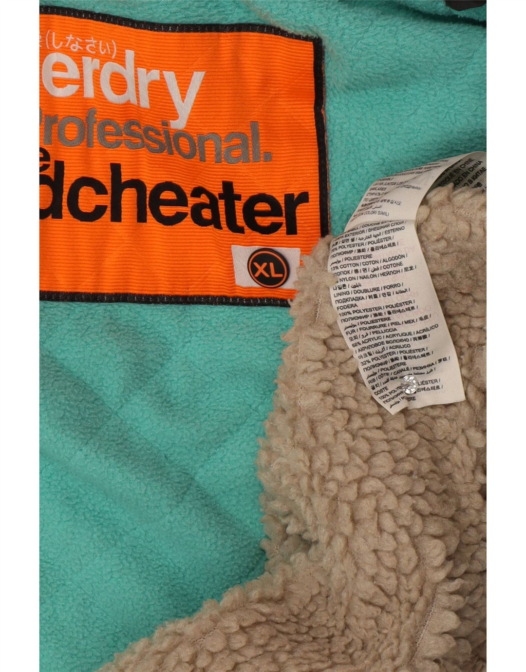 Jachetă de vânt cu glugă Superdry pentru bărbați The Windcheater UK 42 XL gri