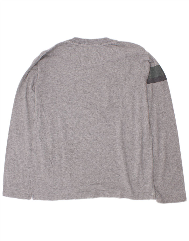 Armani Jeans Băieți Top grafic cu mânecă lungă 9-10 ani gri Colorblock