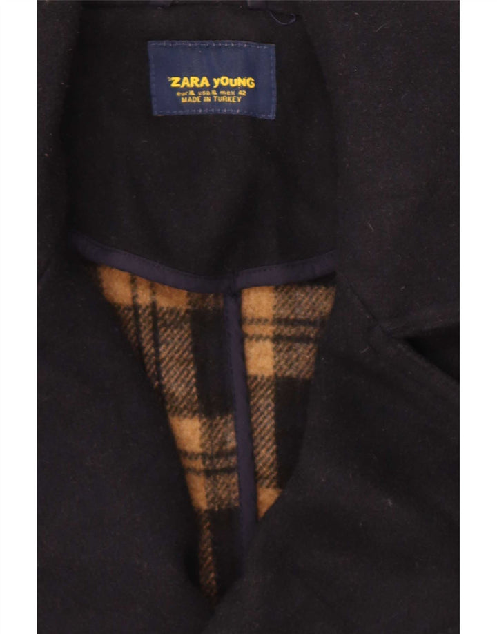 Palton pentru bărbați Zara UK 42 XL Bleumarin Poliester