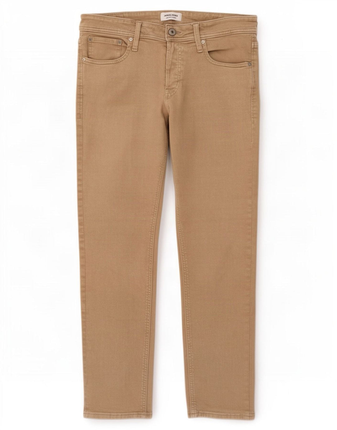Blugi slim pentru bărbați Jack & Jones W34 L32 bumbac bej