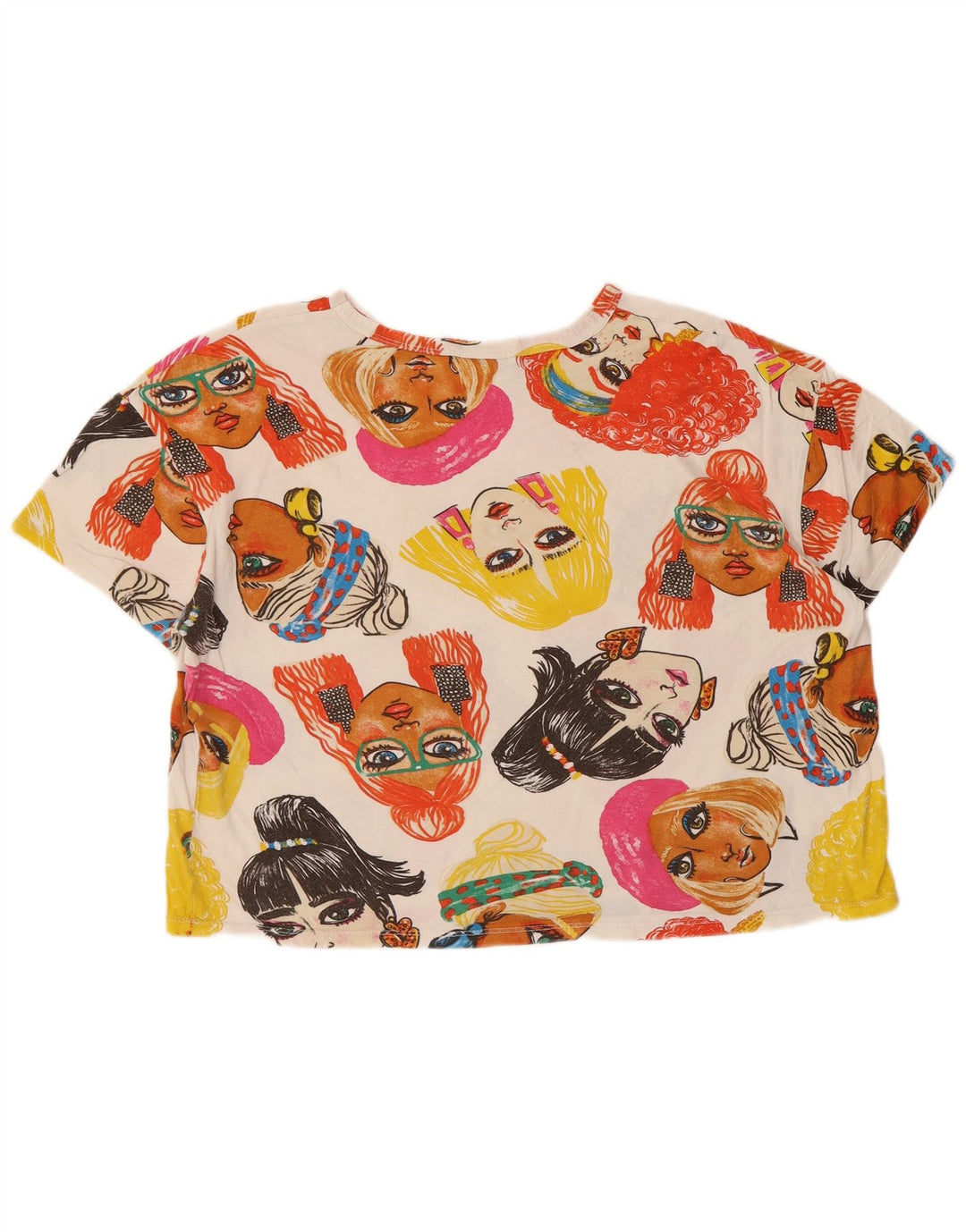 Tricou cu grafic pentru femei Zara UK 14 Medium Multicolor