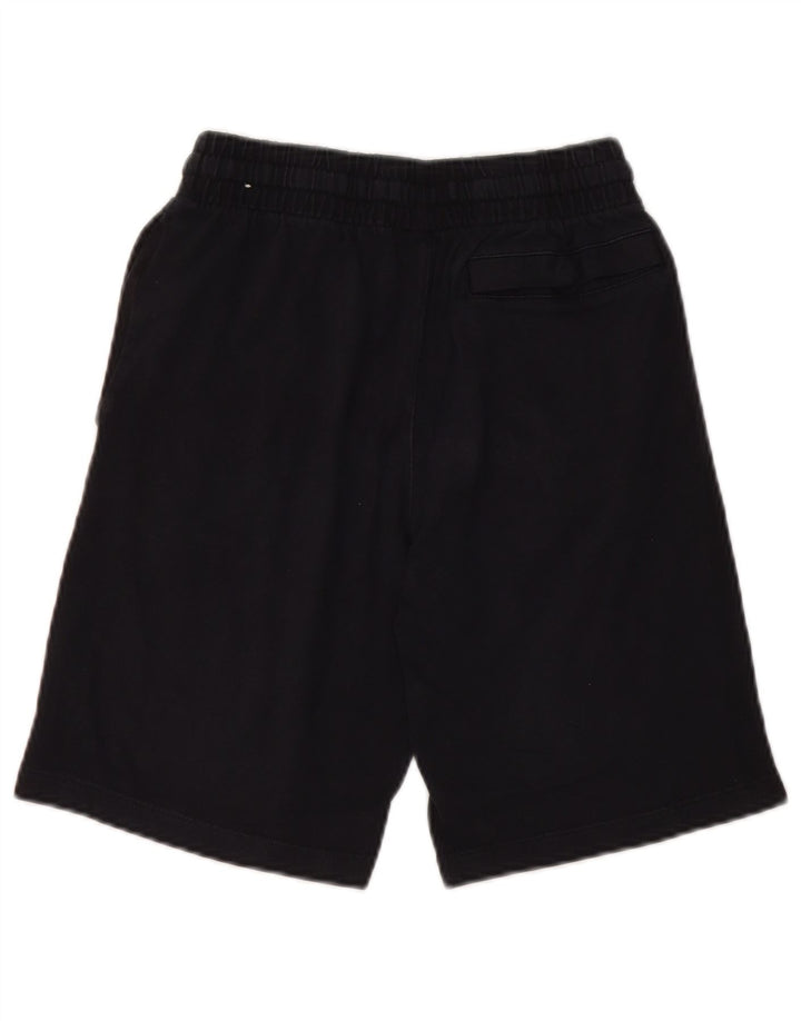 Pantaloni scurți sport Nike pentru băieți 10-11 ani, bumbac mediu negru