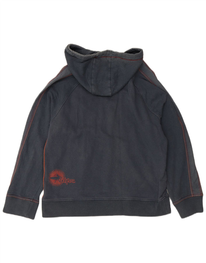 FAT FACE Hanorac grafic pentru bărbați Pulover din bumbac gri mediu