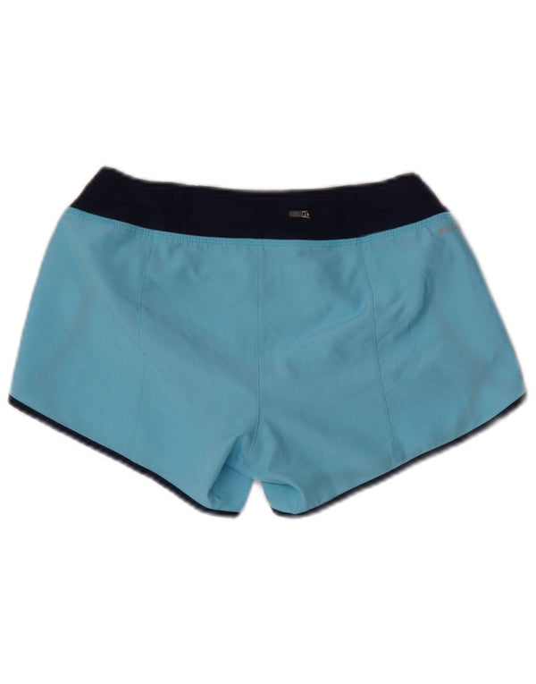 Pantaloni scurți sport Nike pentru fete Dri Fit 10-11 ani, albastru mediu, color block