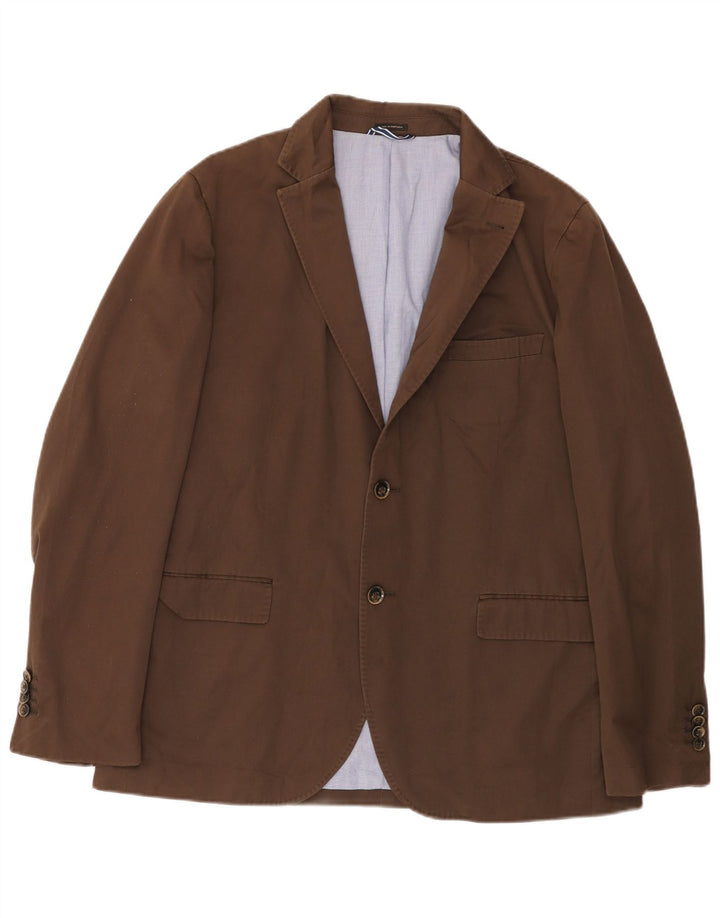 Massimo Dutti Jachetă pentru bărbați cu 2 nasturi EU 54 XL bumbac maro