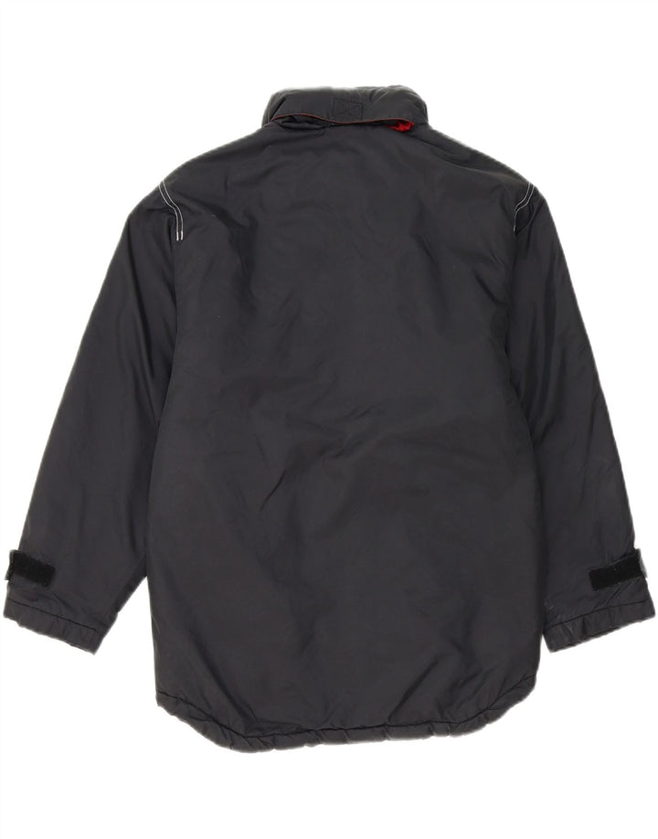 REEBOK Boys Windbreaker Jacket 12-13 Years Medium  Black Nylon Vintage Reebok and Second-Hand Reebok from Messina Hembry 