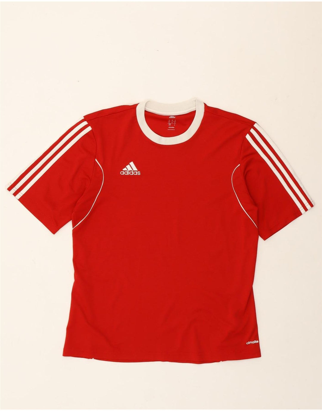 Tricou Adidas Climalite pentru bărbați Top Medium Red Poliester