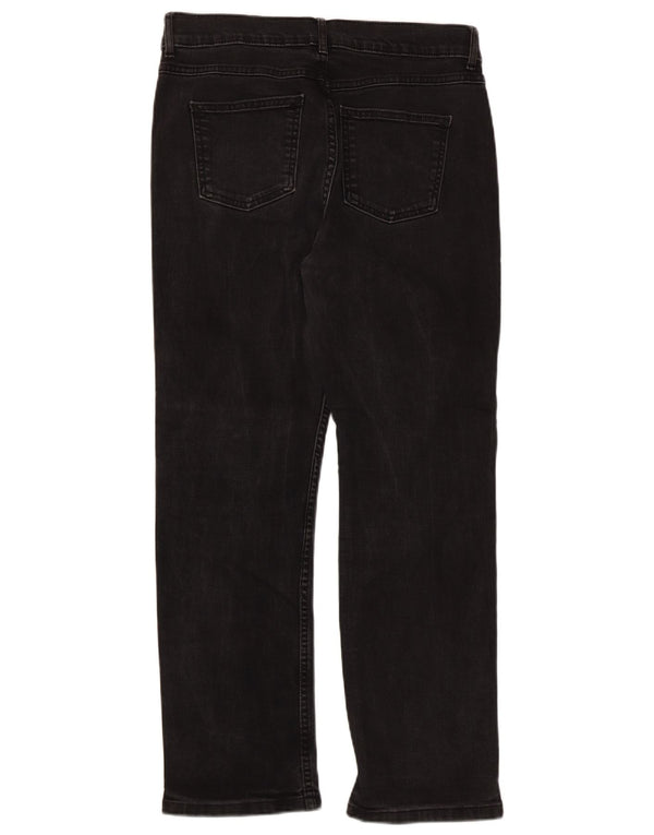 Blugi drepti pentru femei Marks & Spencer UK 14 Large W32 L27 Bumbac negru