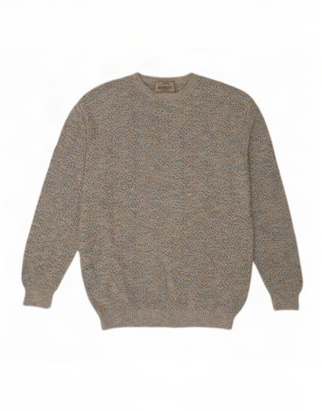 Pulover suspense pentru bărbați, cu gât de barcă, IT 48 Medium, multicolor, pete