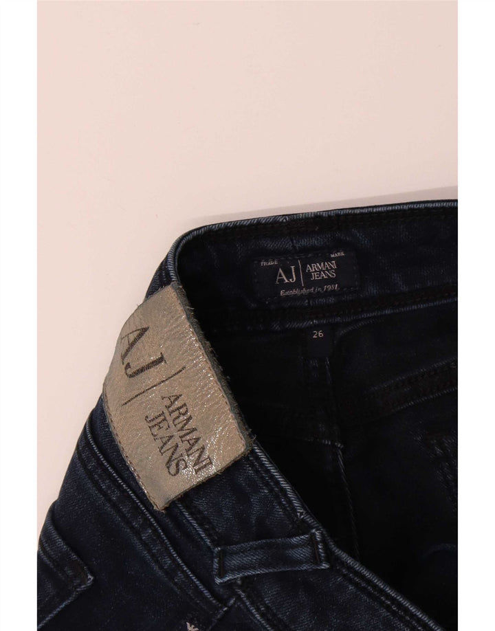 Blugi slim pentru femei Armani W26 L29 bumbac bleumarin