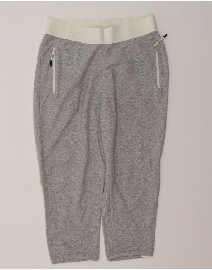 Pantaloni de trening grafic pentru femei ADIDAS Pantaloni de jogging UK 8/10 Small Gri