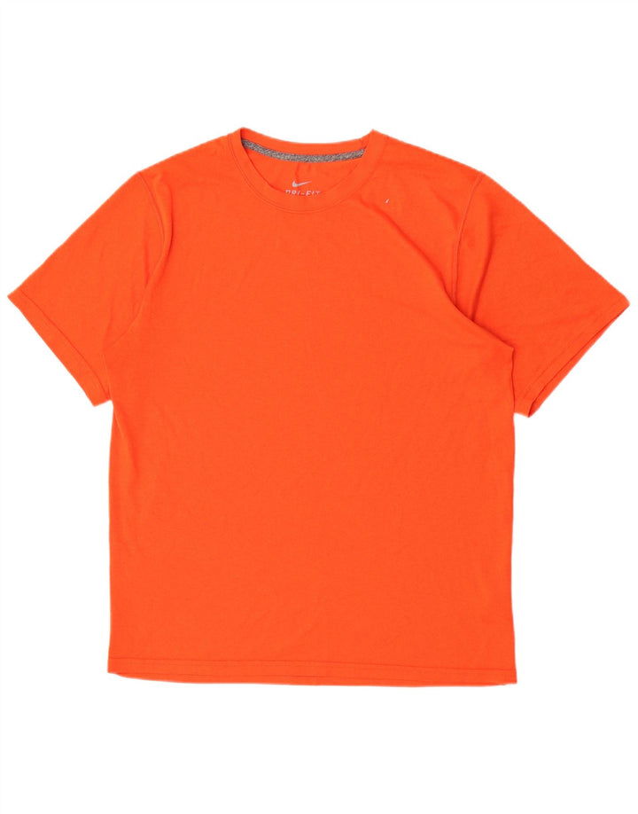 Tricou pentru bărbați Nike Dri Fit Top Poliester portocaliu mediu