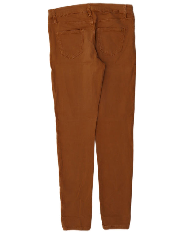 Massimo Dutti Pantaloni Skinny Casual Femei EU 38 Small W28 L31 Maro