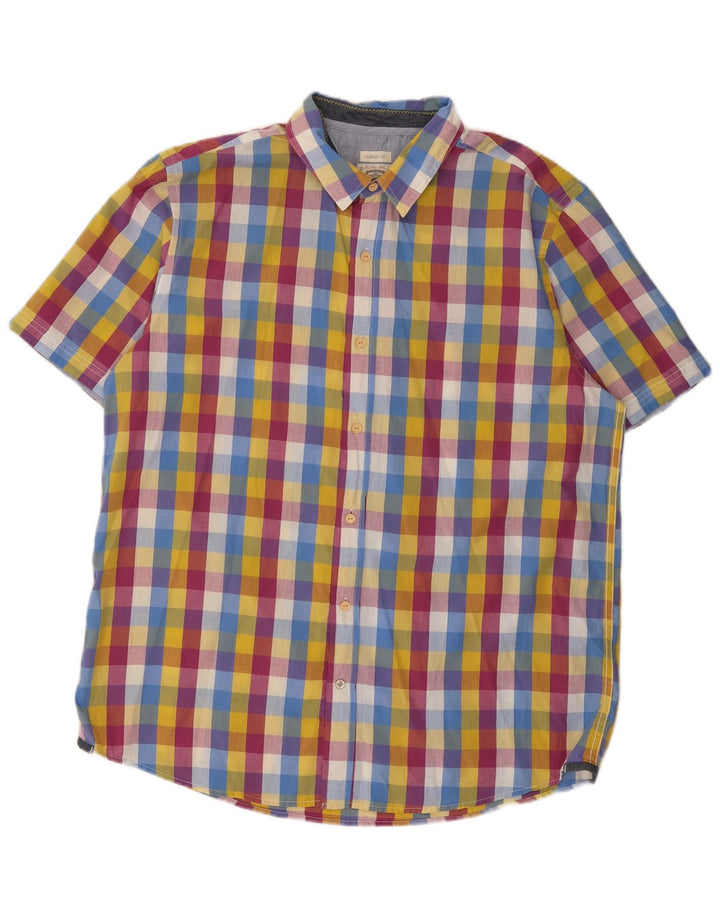 Cămașă cu mânecă scurtă pentru bărbați White Stuff Classic Fit XL, multicoloră