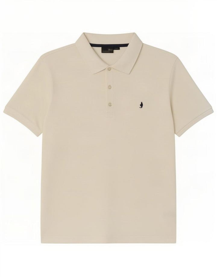 Marlboro Classics Tricou polo pentru bărbați, mare, alb, bumbac