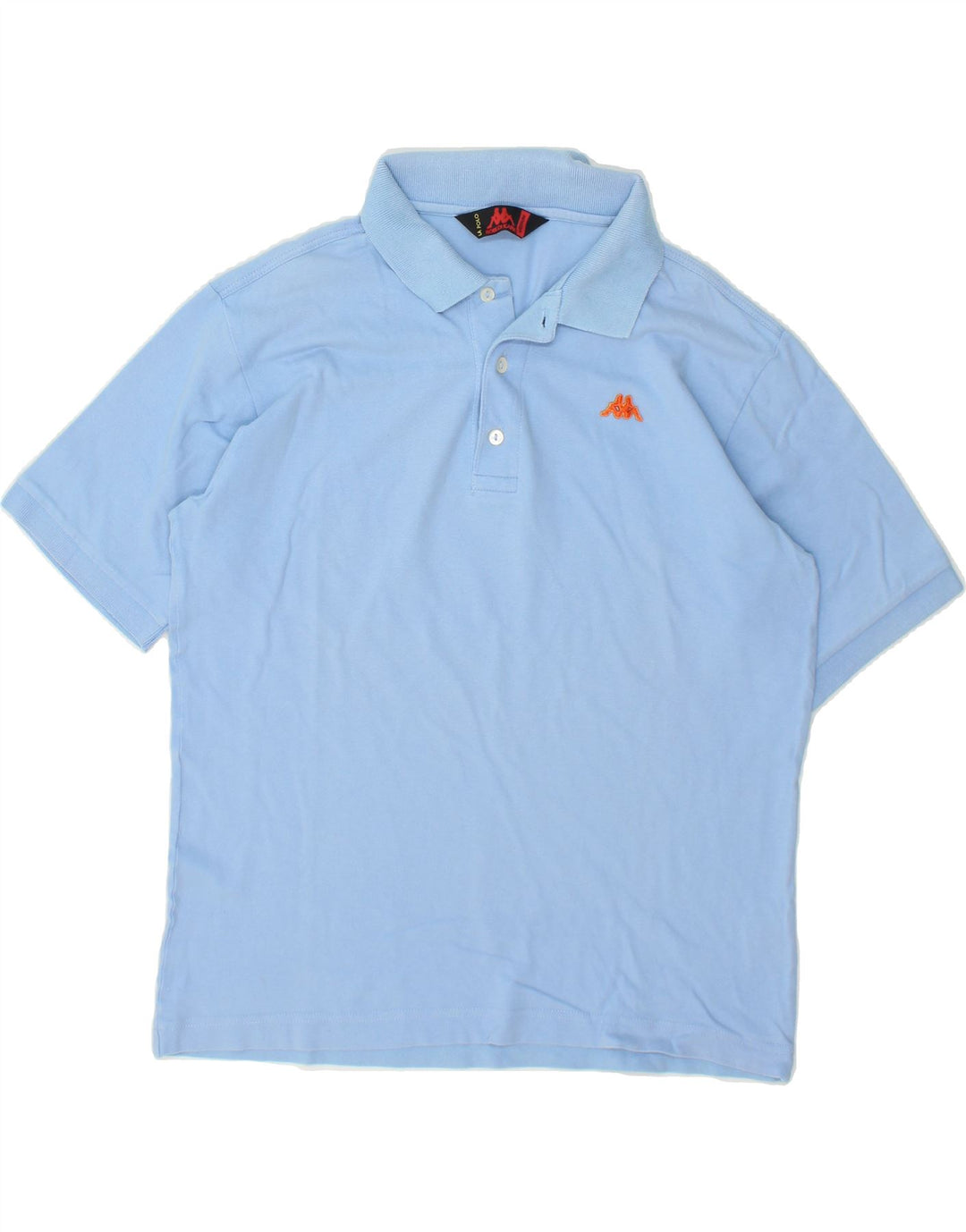 KAPPA Mens Polo Shirt Medium Blue Cotton Vintage Kappa and Second-Hand Kappa from Messina Hembry 