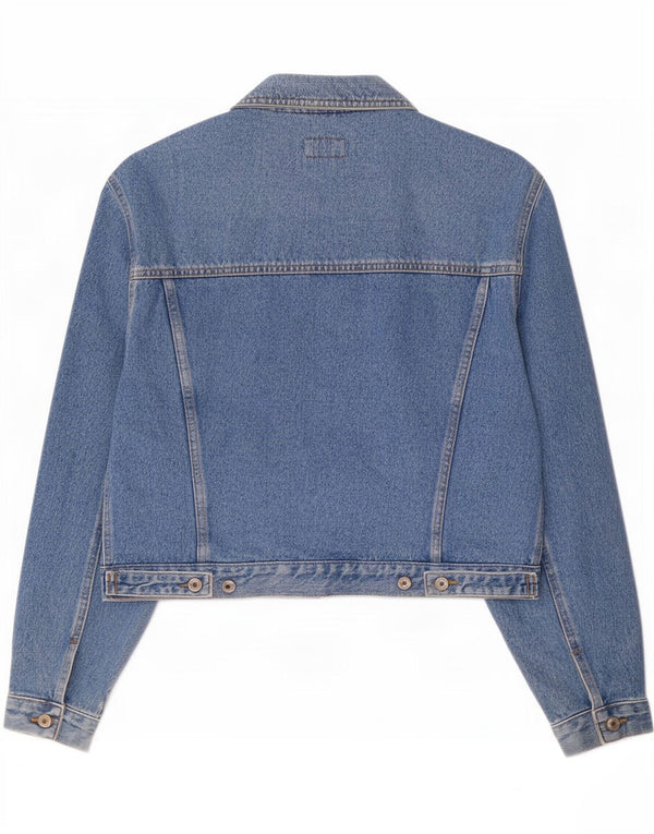 Jachetă de blugi vintage pentru bărbați UK 42 XL, bumbac albastru
