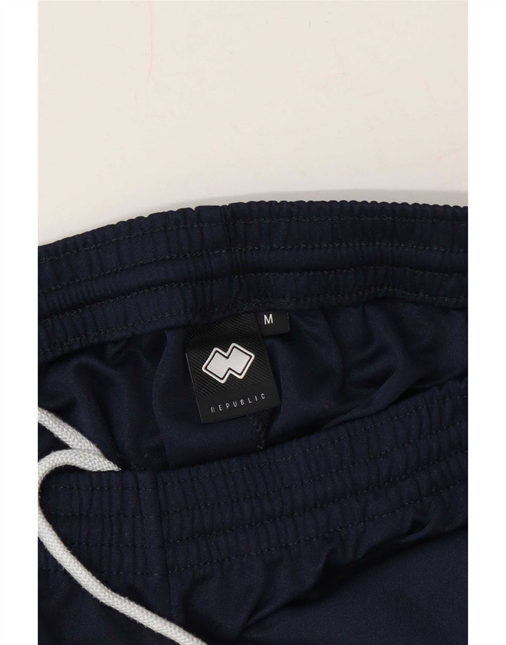 Pantaloni scurți sport grafic pentru bărbați Errea, albastru bleumarin mediu