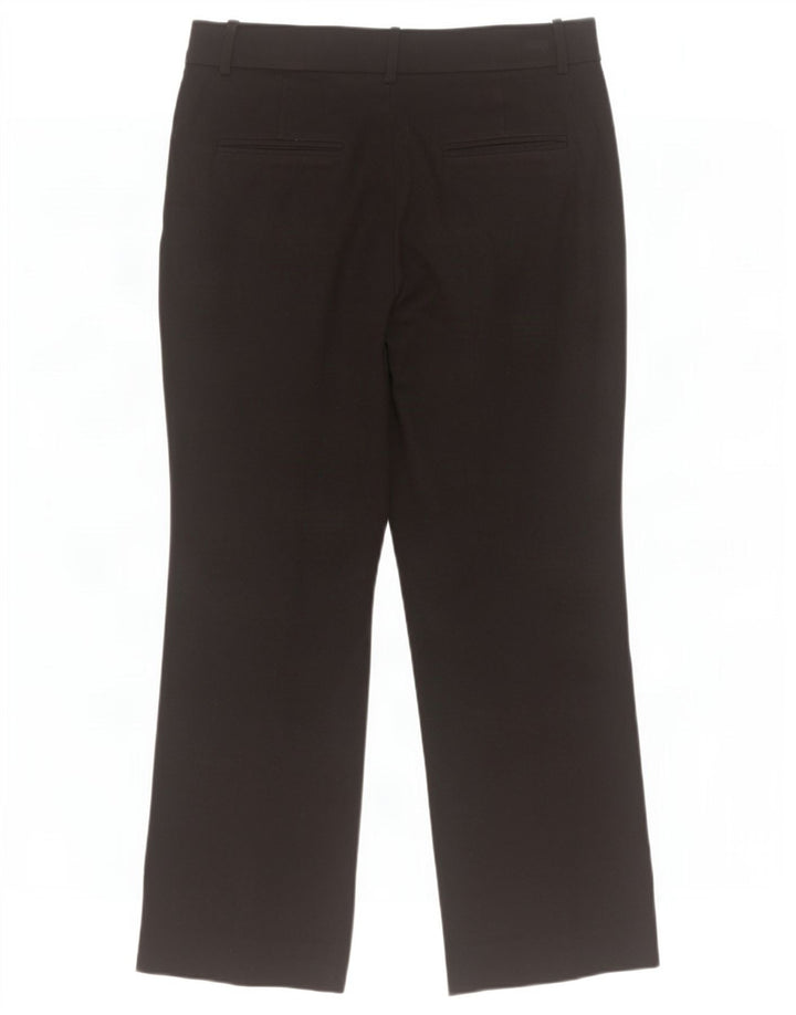 Massimo Dutti Pantaloni drepți tăiați pentru femei EU 40 Medium W30 L24 Negru